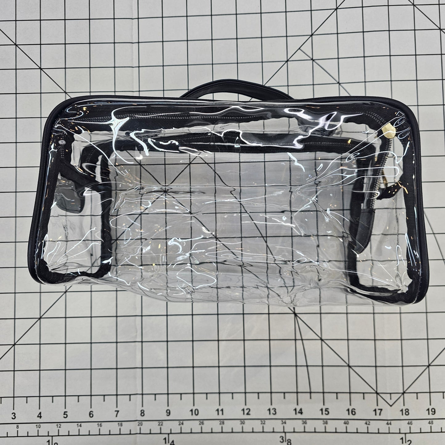 theMUAproject Double Zipper Clear Makeup Travel Bag