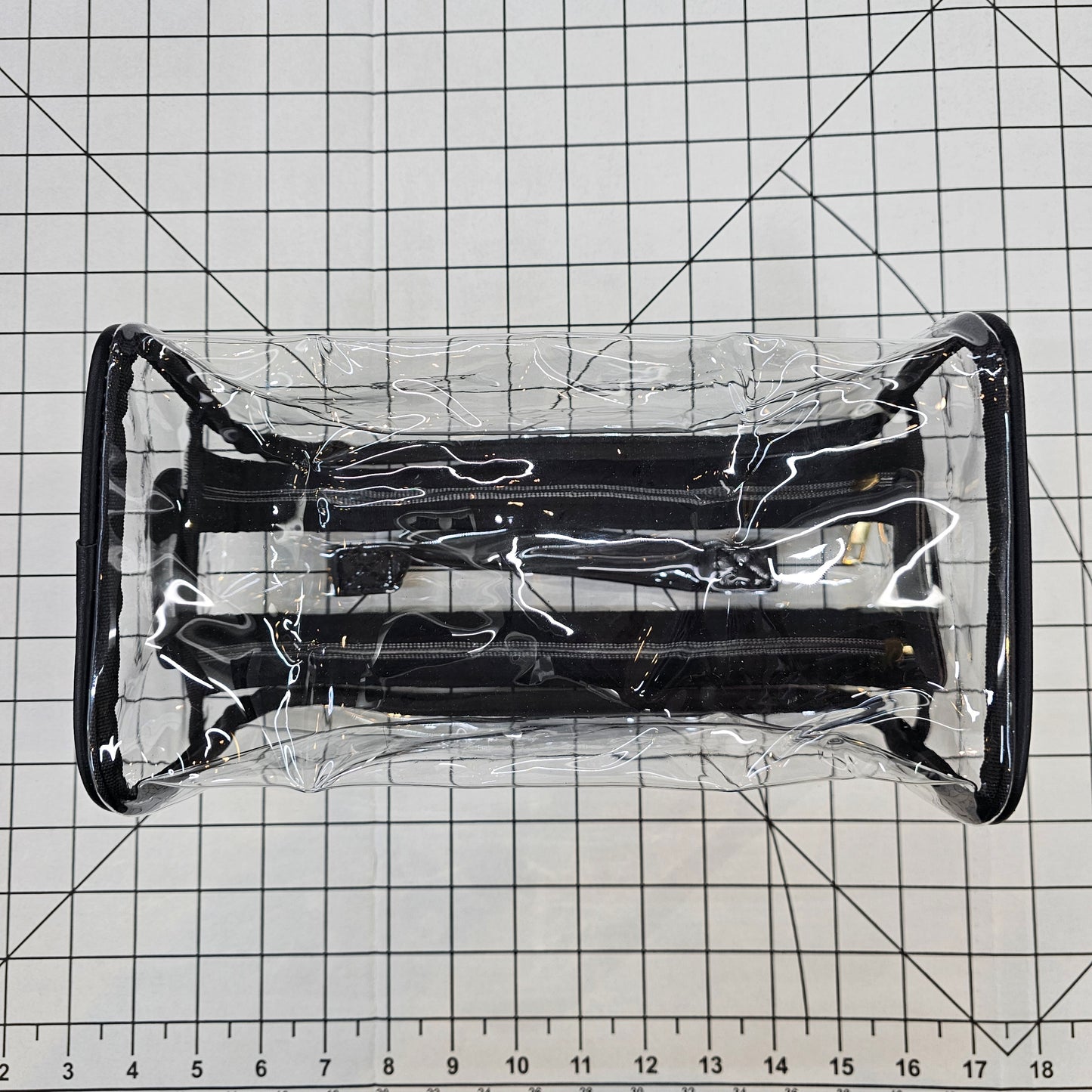 theMUAproject Double Zipper Clear Makeup Travel Bag