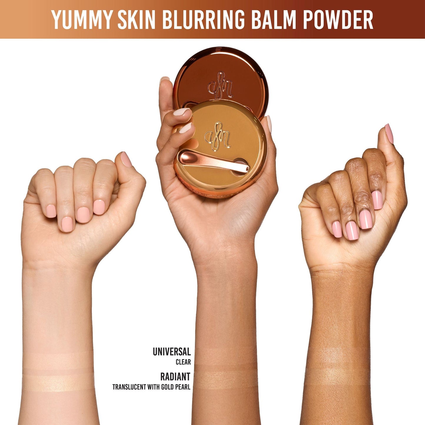 Yummy Skin Blurring Balm Powder - Shade: Radiant - Colorless/ Translucent with Soft Gold Pearl