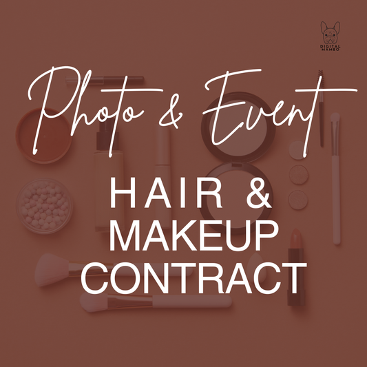 Makeup Artist & Hairstylist Contract for (NON-Wedding) Special Events & Photoshoots