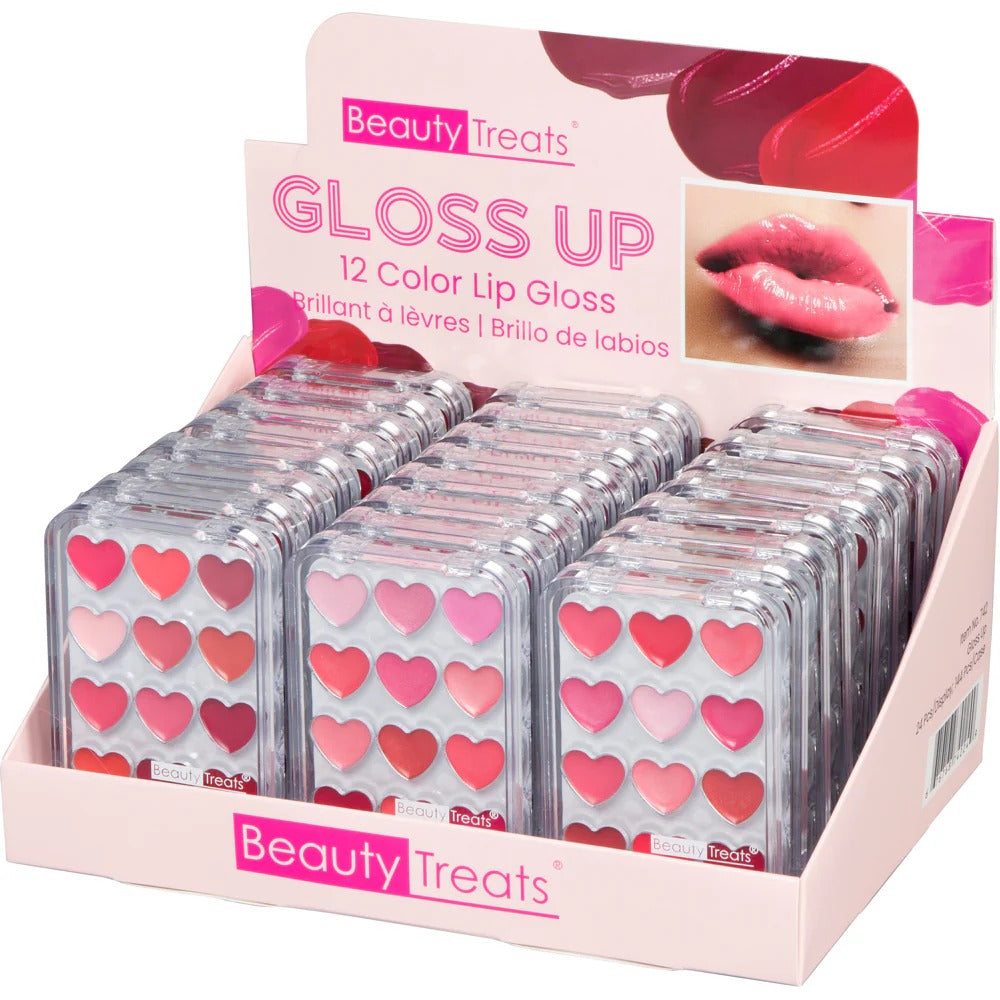 Beauty Treats Gloss Up 12 Color Lip Gloss Mini Palette