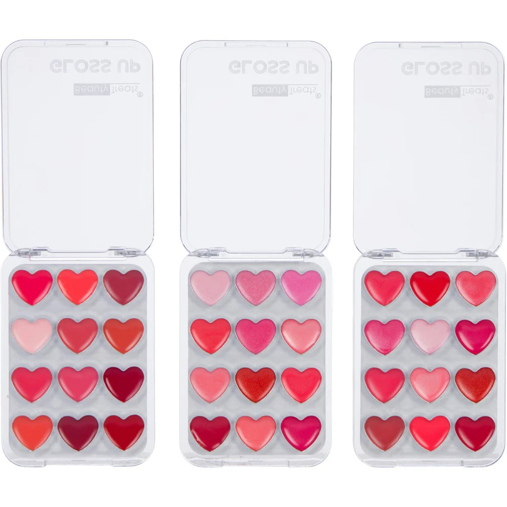 Beauty Treats Gloss Up 12 Color Lip Gloss Mini Palette