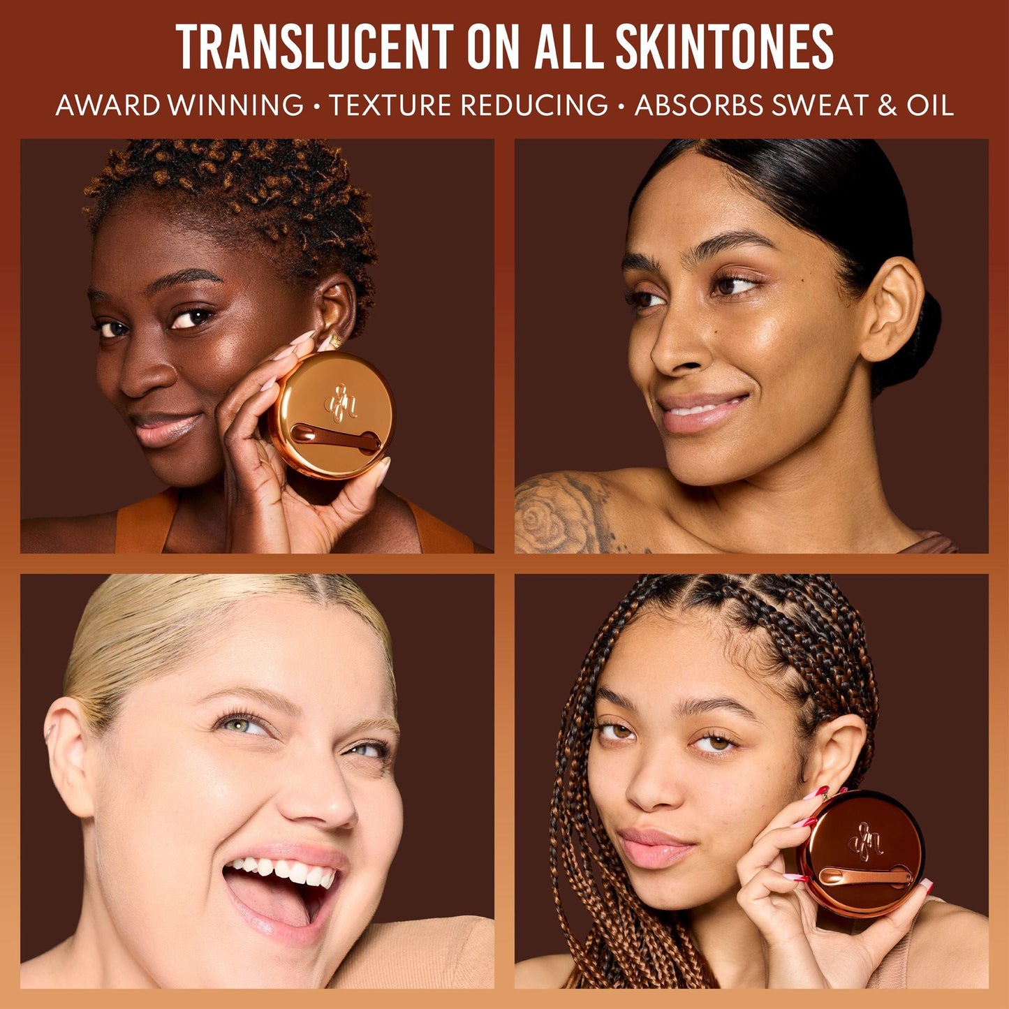 Yummy Skin Blurring Balm Powder - Shade: Radiant - Colorless/ Translucent with Soft Gold Pearl