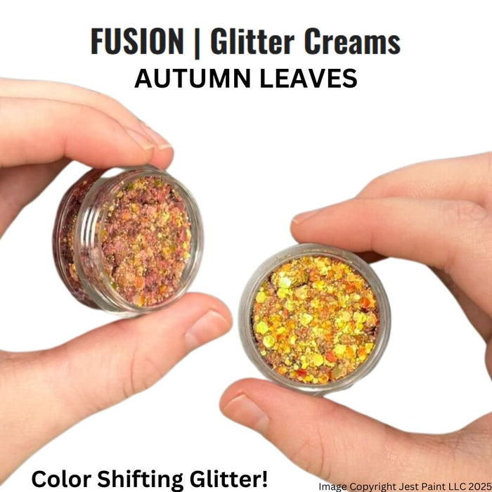 Fusion Body Art Glitter Cream AUTUMN LEAVES 10mL - Color Shifting