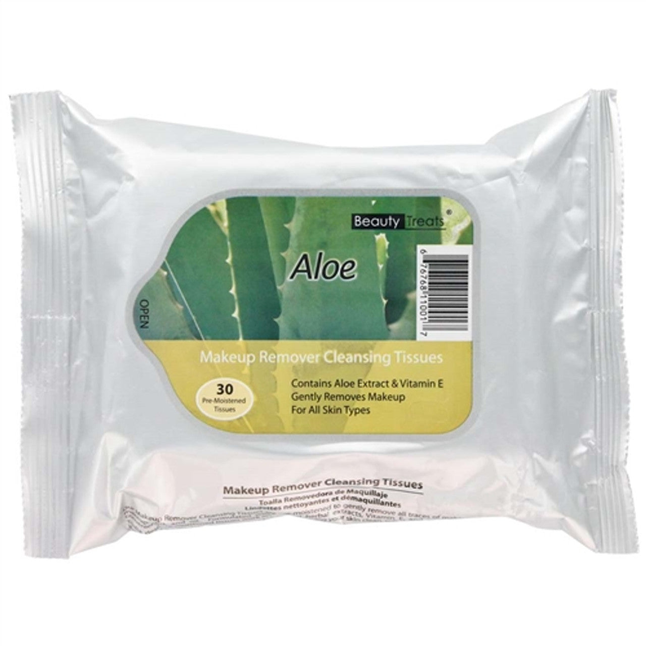 Beauty Treats Makeup Remover Cleansing Tissues - Aloe