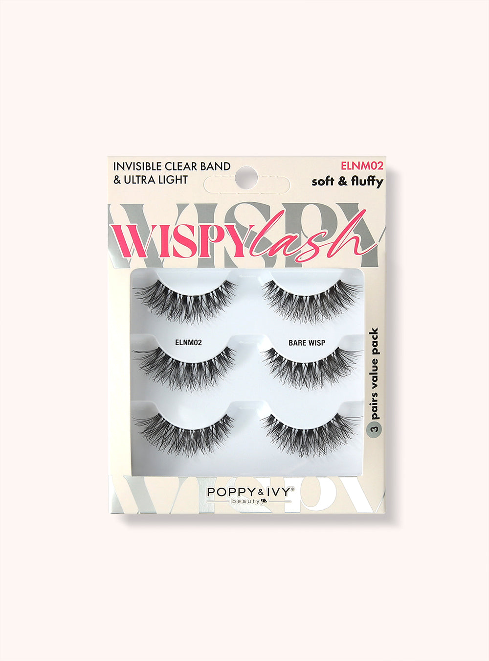 Poppy & Ivy - Wispy Lashes Pack - 3 Pair