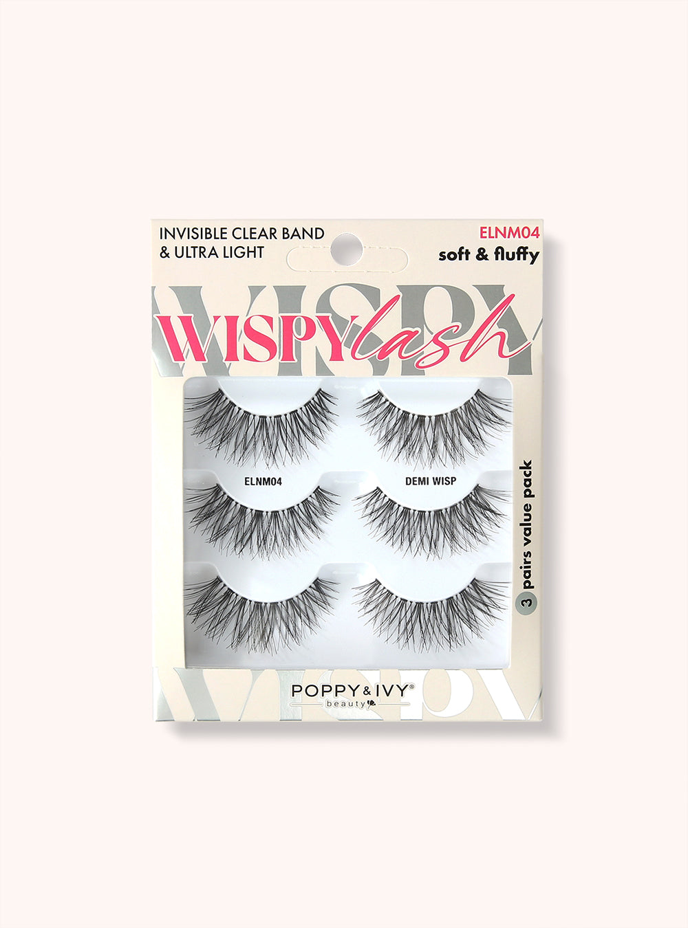 Poppy & Ivy - Wispy Lashes Pack - 3 Pair