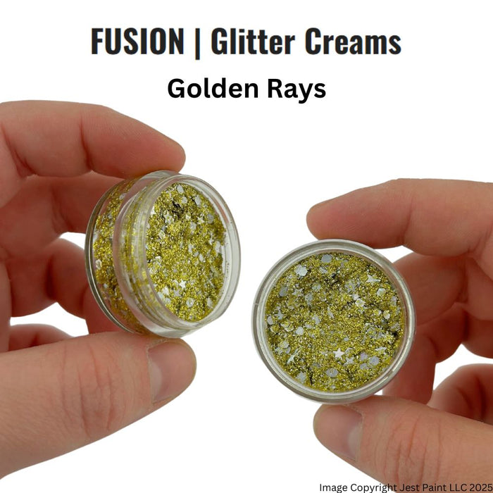 Fusion Body Art Glitter Cream GOLDEN RAYS 10mL