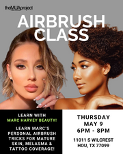 Marc Harvey Airbrush Makeup Class - May 9th from 6pm-8pm