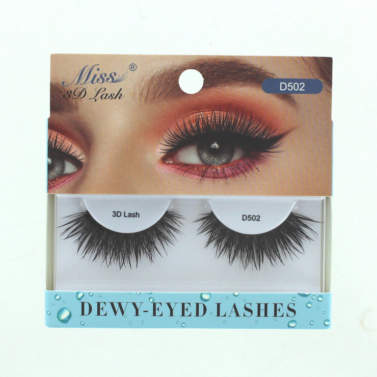 Miss Lashes 3D Dewy-Eyed Lashes - D502