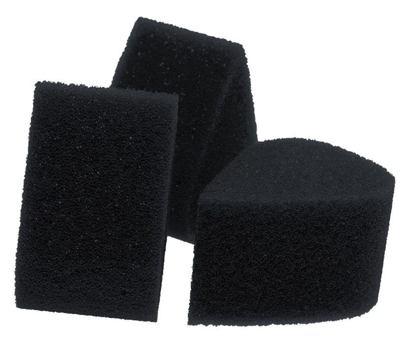 Fusion Body Art Petal Sponges 3 Pack - CHARCOAL BLACK