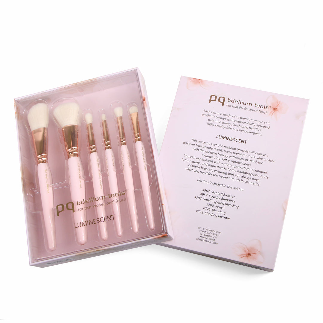 Bdellium Tools PINK GOLDEN TRIANGLE LUMINESCENT SET