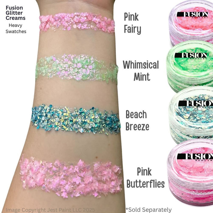 Fusion Body Art Glitter Cream BEACH BREEZE 10mL