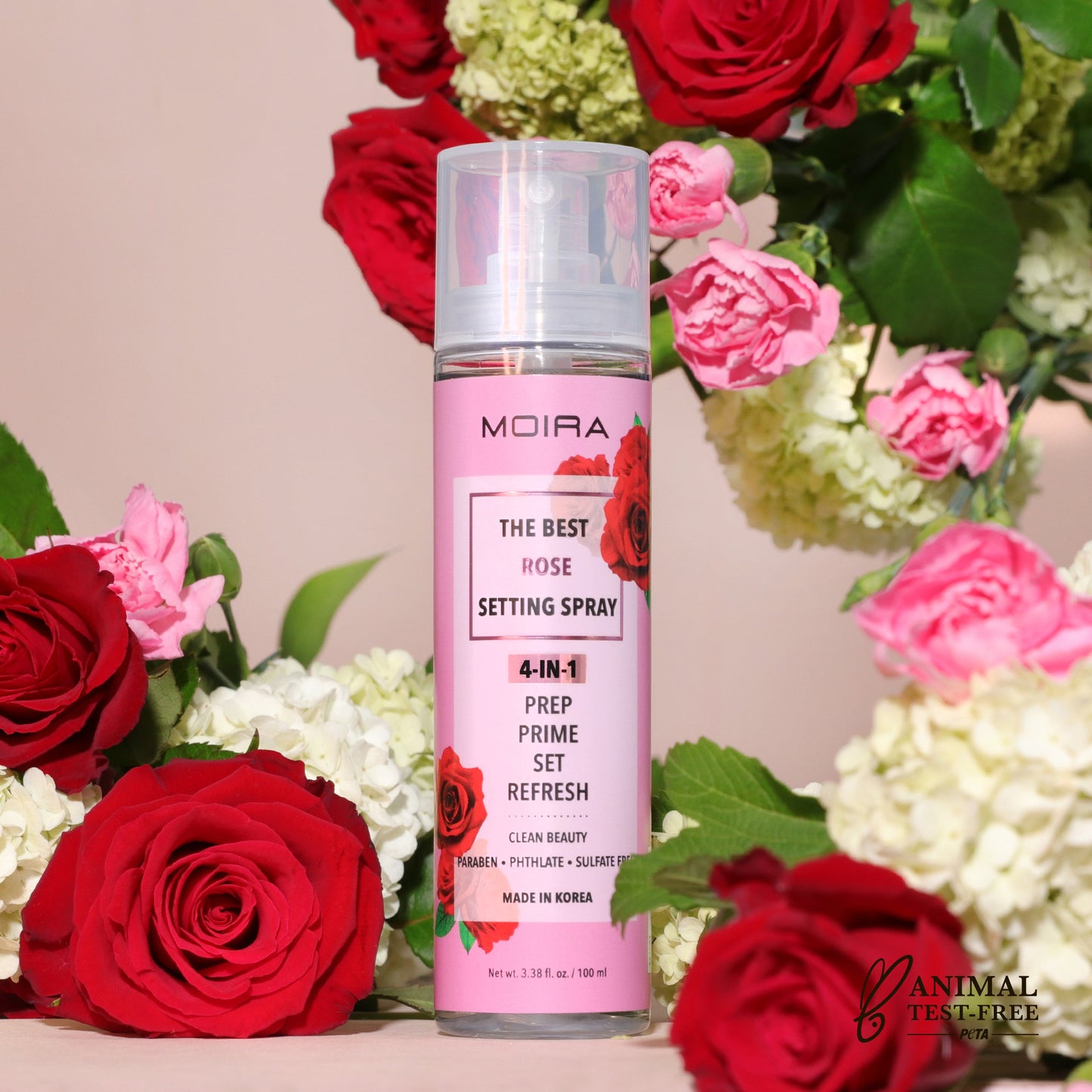 Moira The Best Rose Setting Spray TBS001