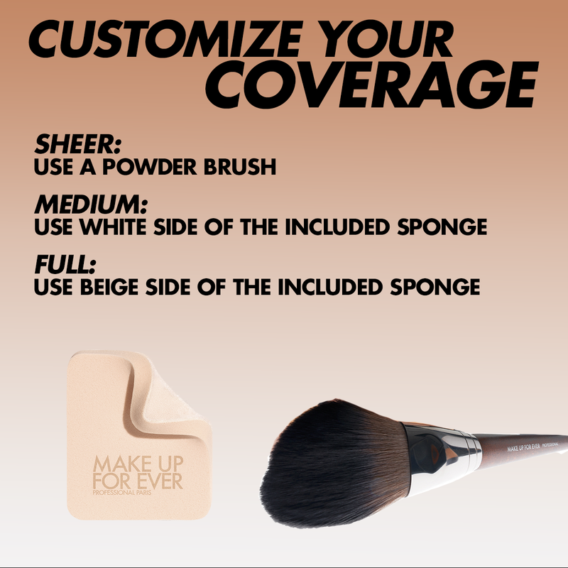 Make Up For Ever HD SKIN MATTE VELVET UNDETECTABLE LONGWEAR BLURRING POWDER FOUNDATION COMPACT 11G