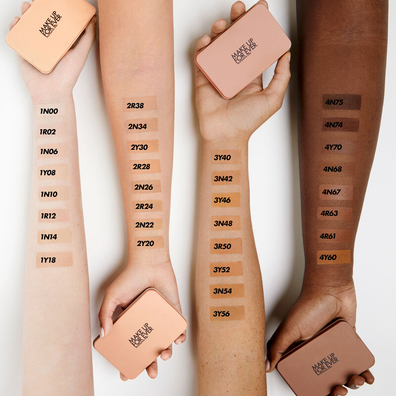 Make Up For Ever HD SKIN MATTE VELVET UNDETECTABLE LONGWEAR BLURRING POWDER FOUNDATION COMPACT 11G
