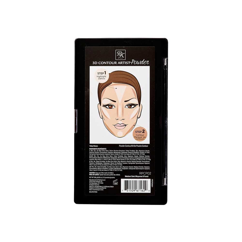 Ruby Kisses 3D Contour Artist Medium Dark - Powder RPCP02
