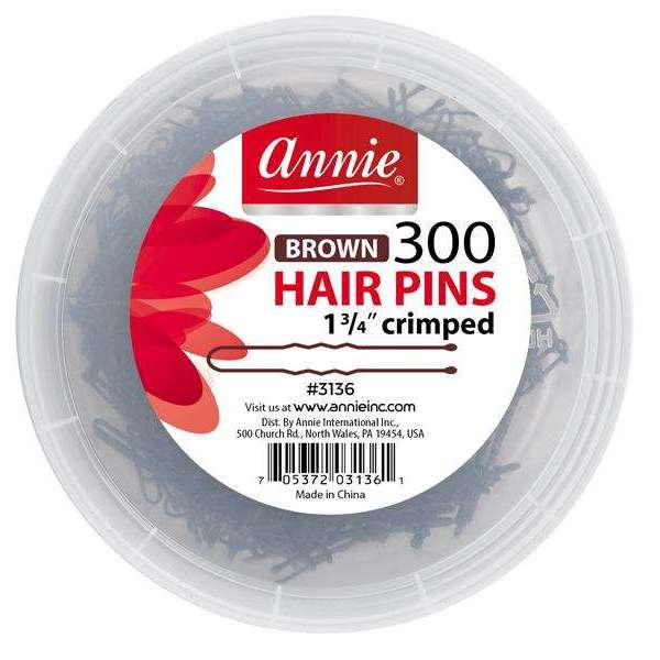 Annie Brown 300 Hair Pins 