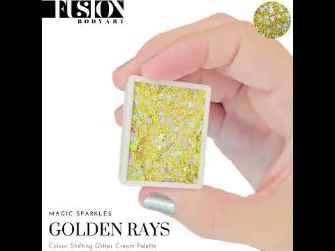 Fusion Body Art Glitter Cream GOLDEN RAYS 10mL