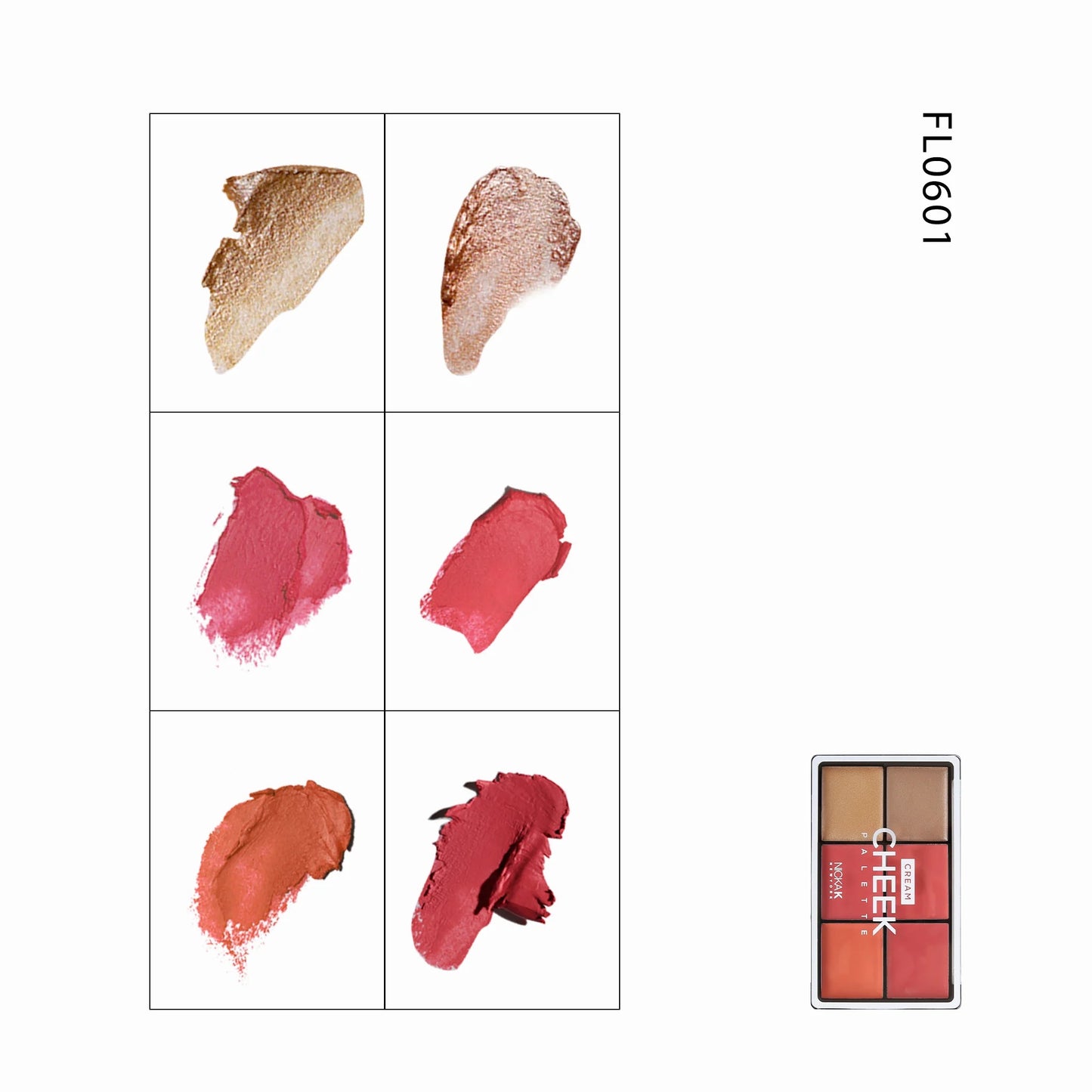 Nicka K Cheek Cream Palette