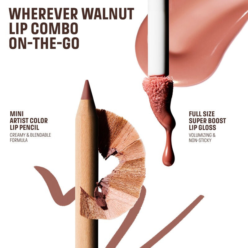 Make Up For Ever Lip Pencil & Gloss Duo - Wherever Walnut