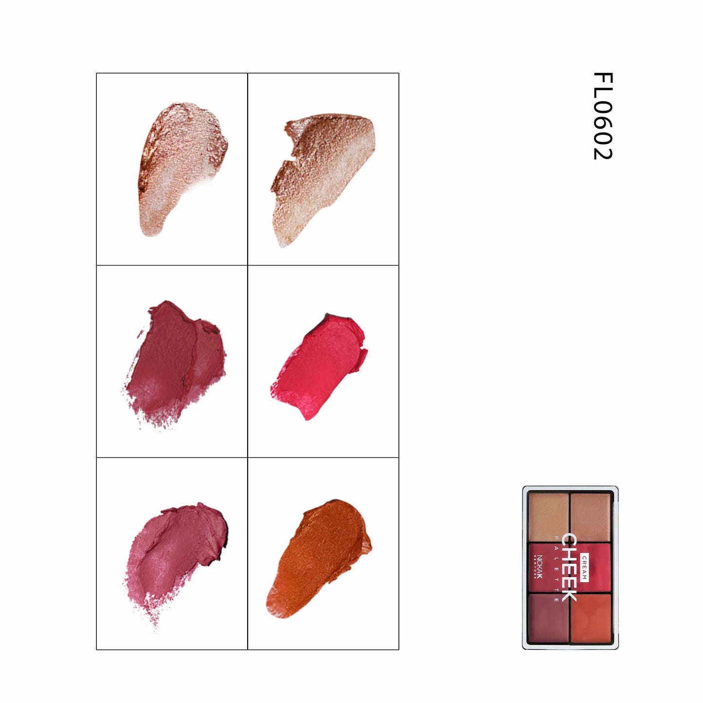 Nicka K Cheek Cream Palette