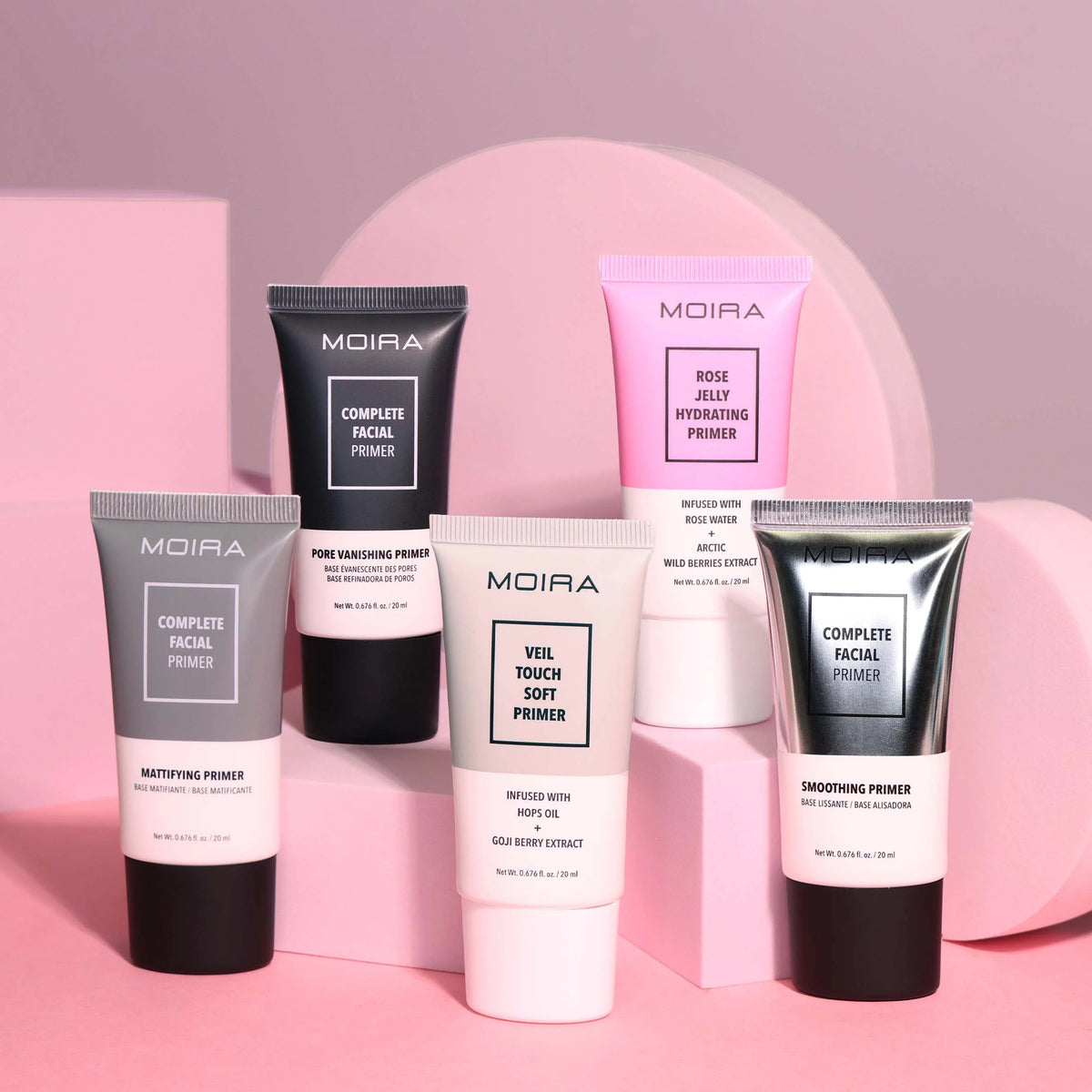 MOIRA Veil Touch Soft Primer | Color-Correcting Face Primer