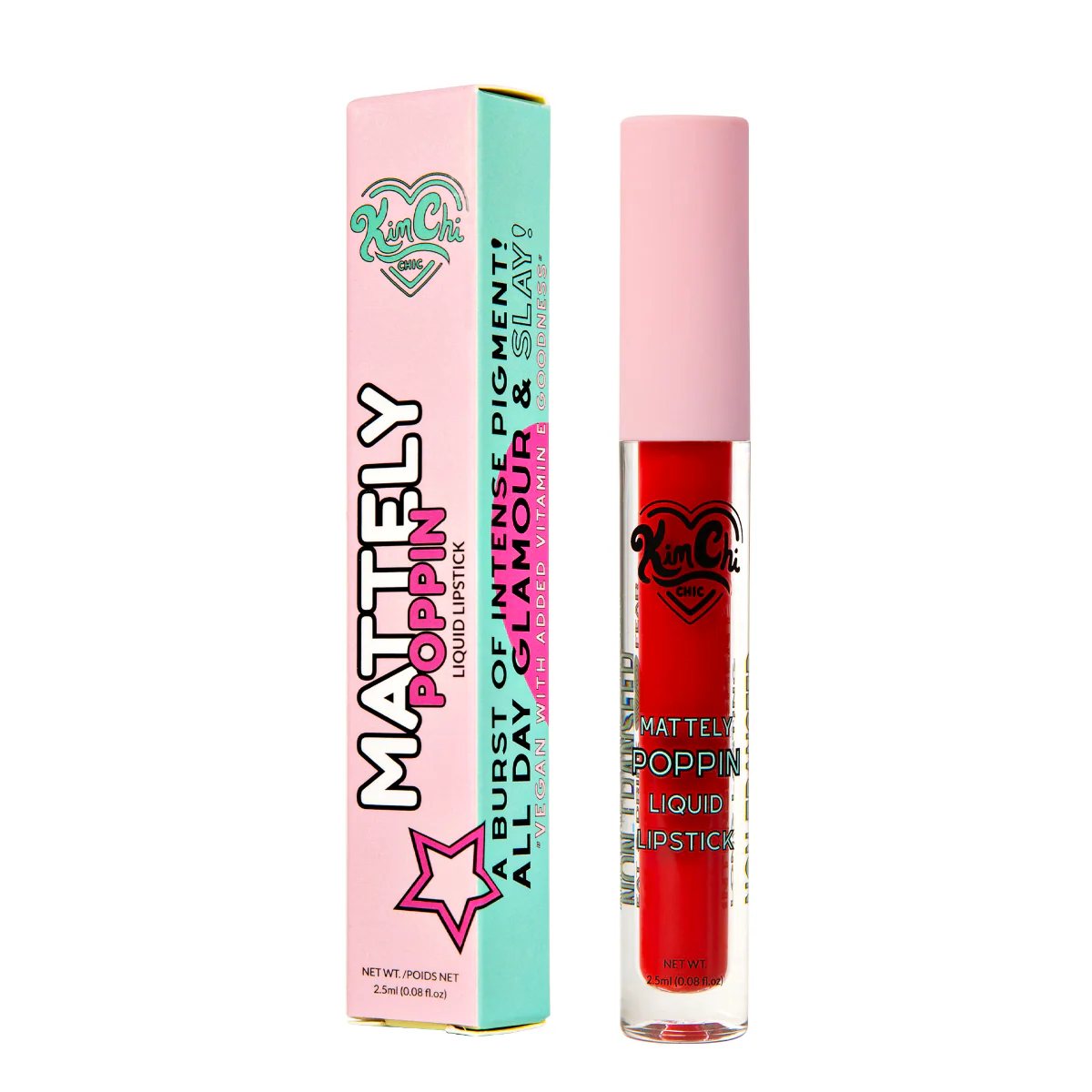 Kimchi Chic Beauty Mattely Poppin Liquid Lipstick