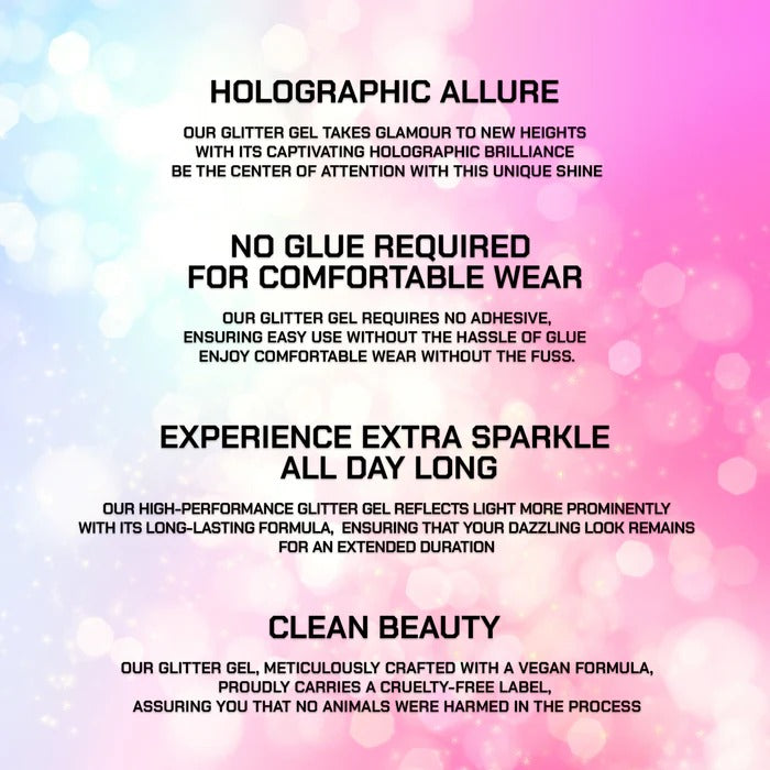 Moira Hologram Glitter Gel