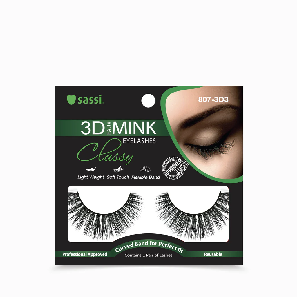 Sassi 3D Faux Mink Classy Lashes 807-3D3