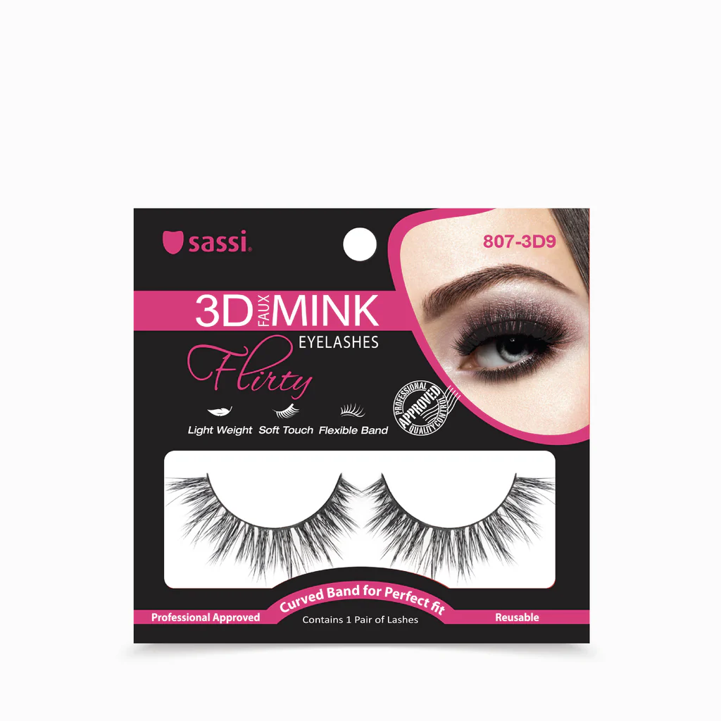 Sassi 3D Faux Mink Flirty Lashes 807-3D9