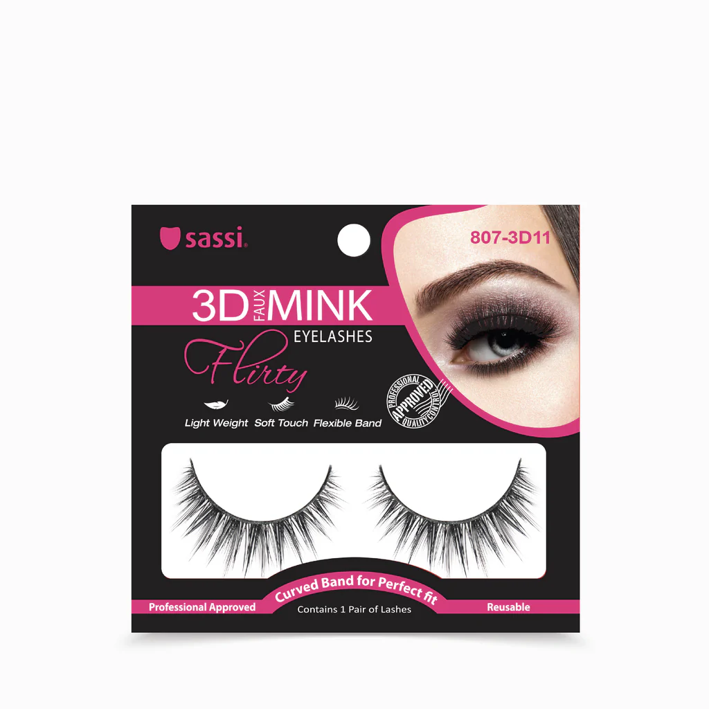 Sassi 3D Faux Mink Flirty Lashes 807-3D11