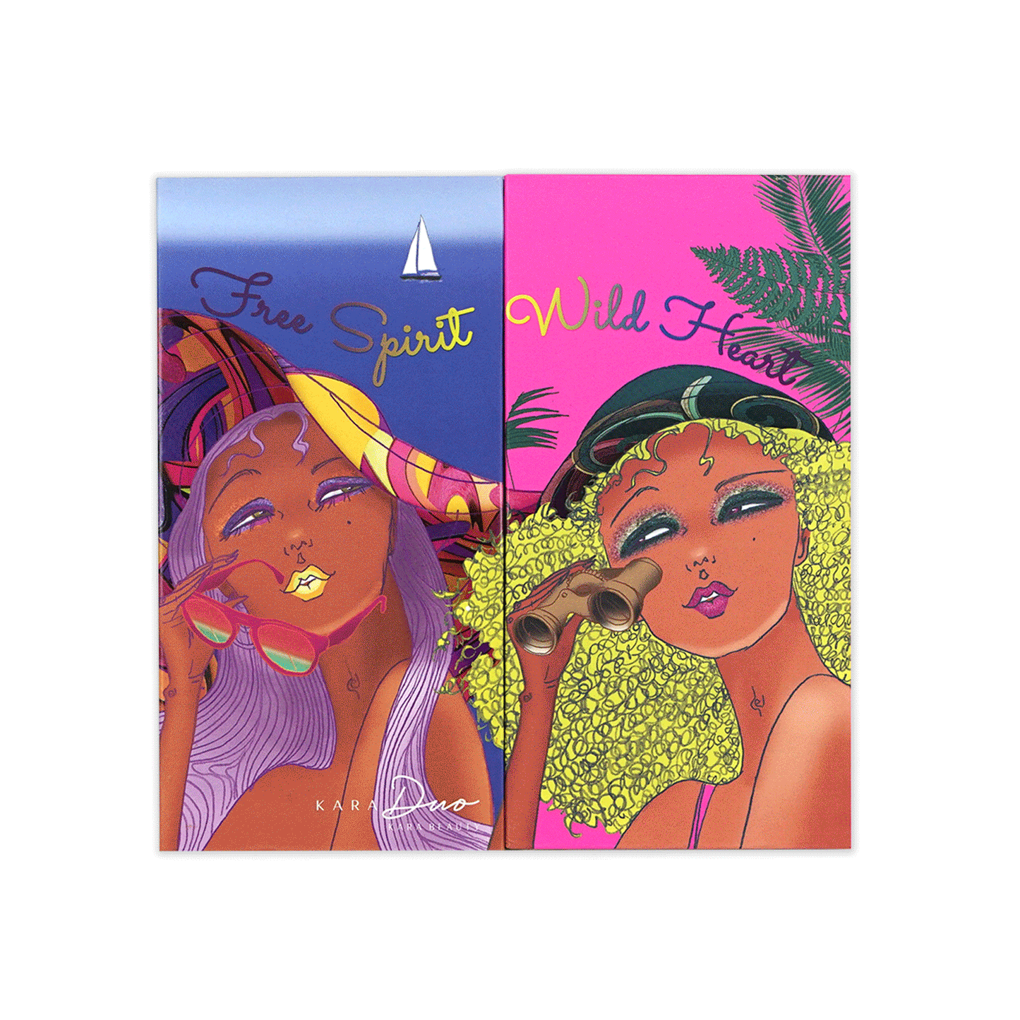 Kara Beauty Free Spirit Wild Heart Duo Eye Palette