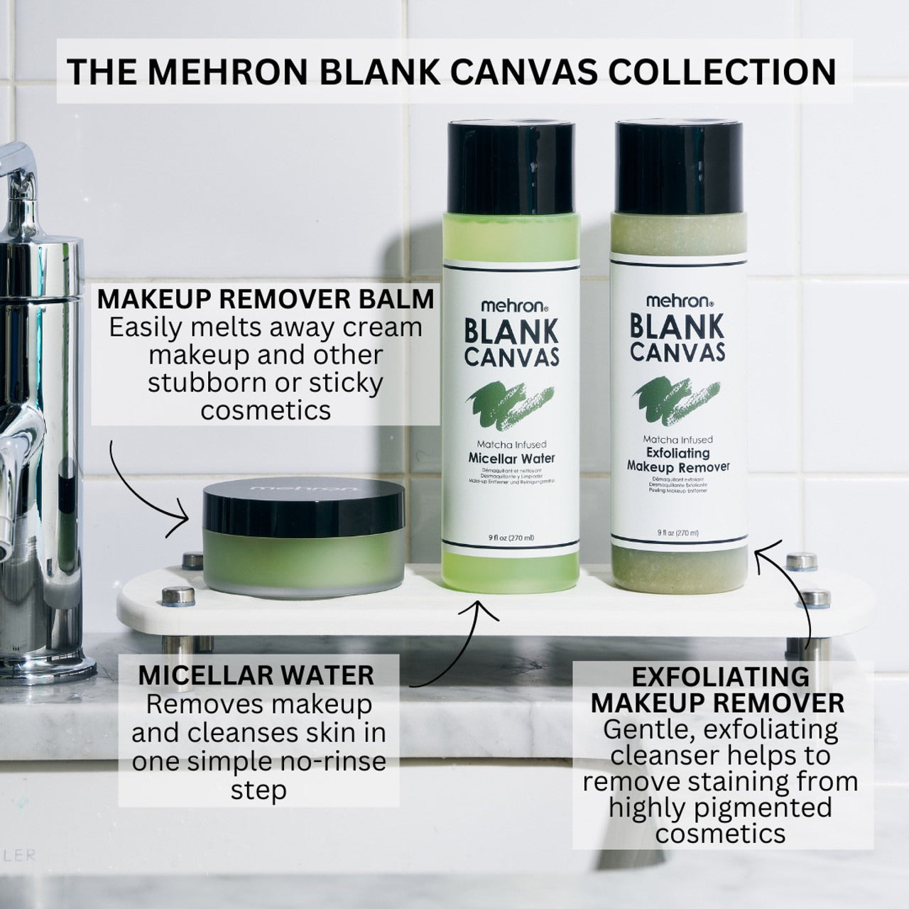 Mehron Blank Canvas Exfoliating Makeup Remover