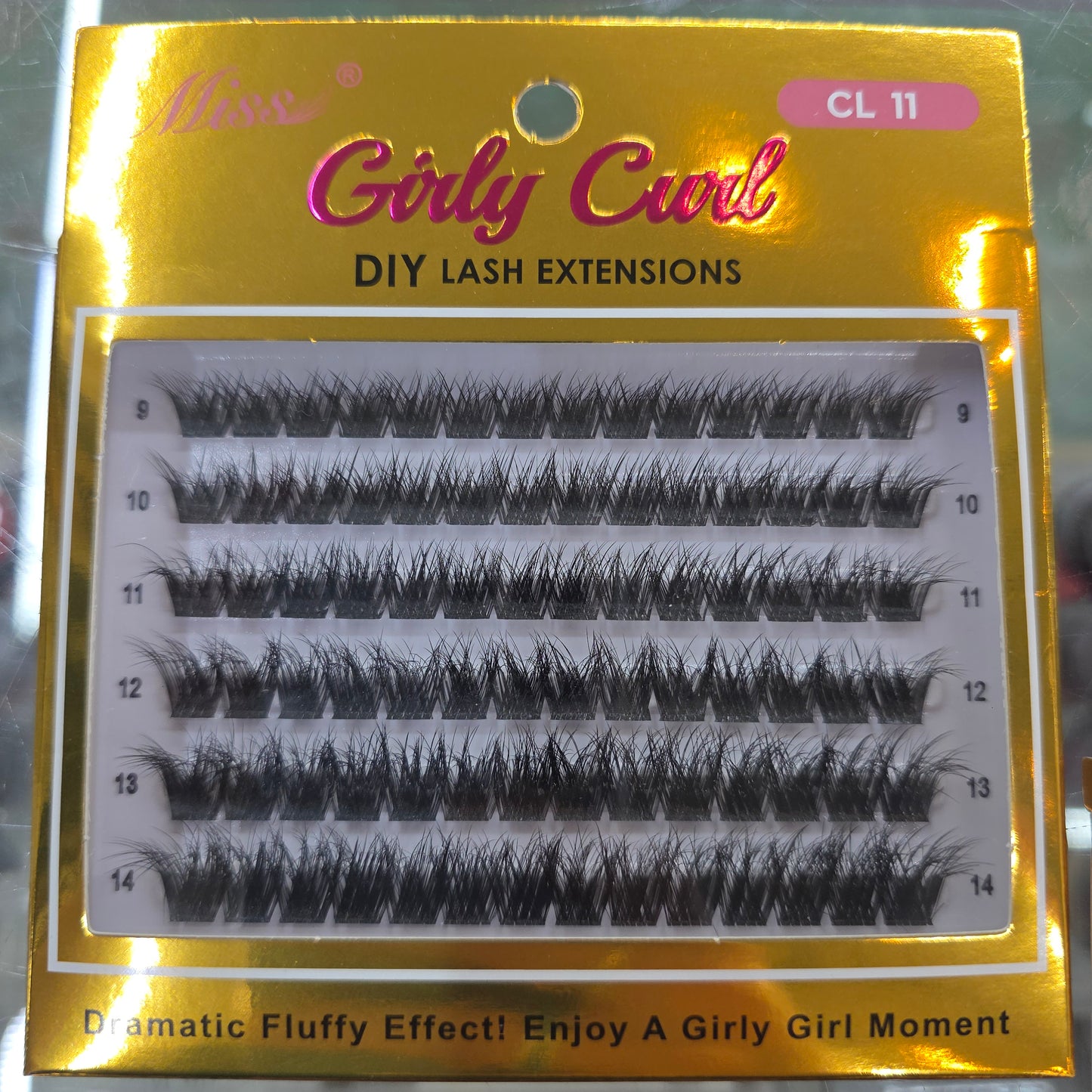 Miss Lashes Girly Curl DIY Lash Extensions CL11