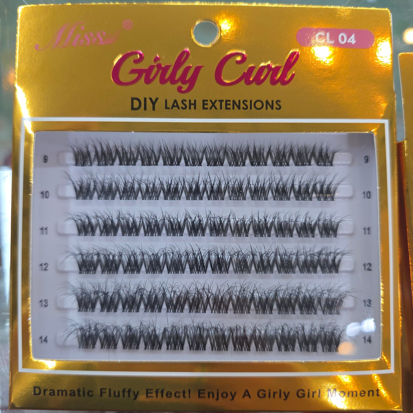 Miss Lashes Girly Curl DIY Lash Extensions CL04