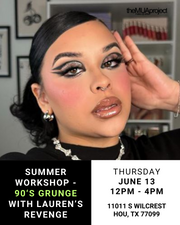 Summer Workshop Day 2: June 13 from 12-4pm Grunge 90's Inspired
