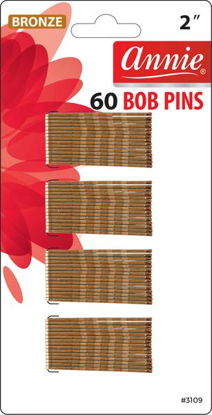 Annie 2” Bob Pins Bronze 60pc 
