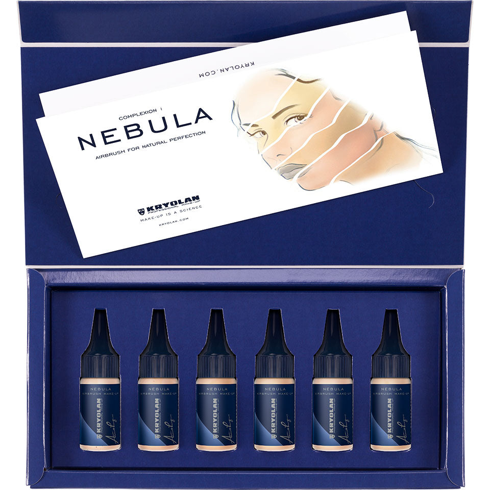Kryolan Nebula Complexion 1 Airbrush Makeup Set of 6 - 9820