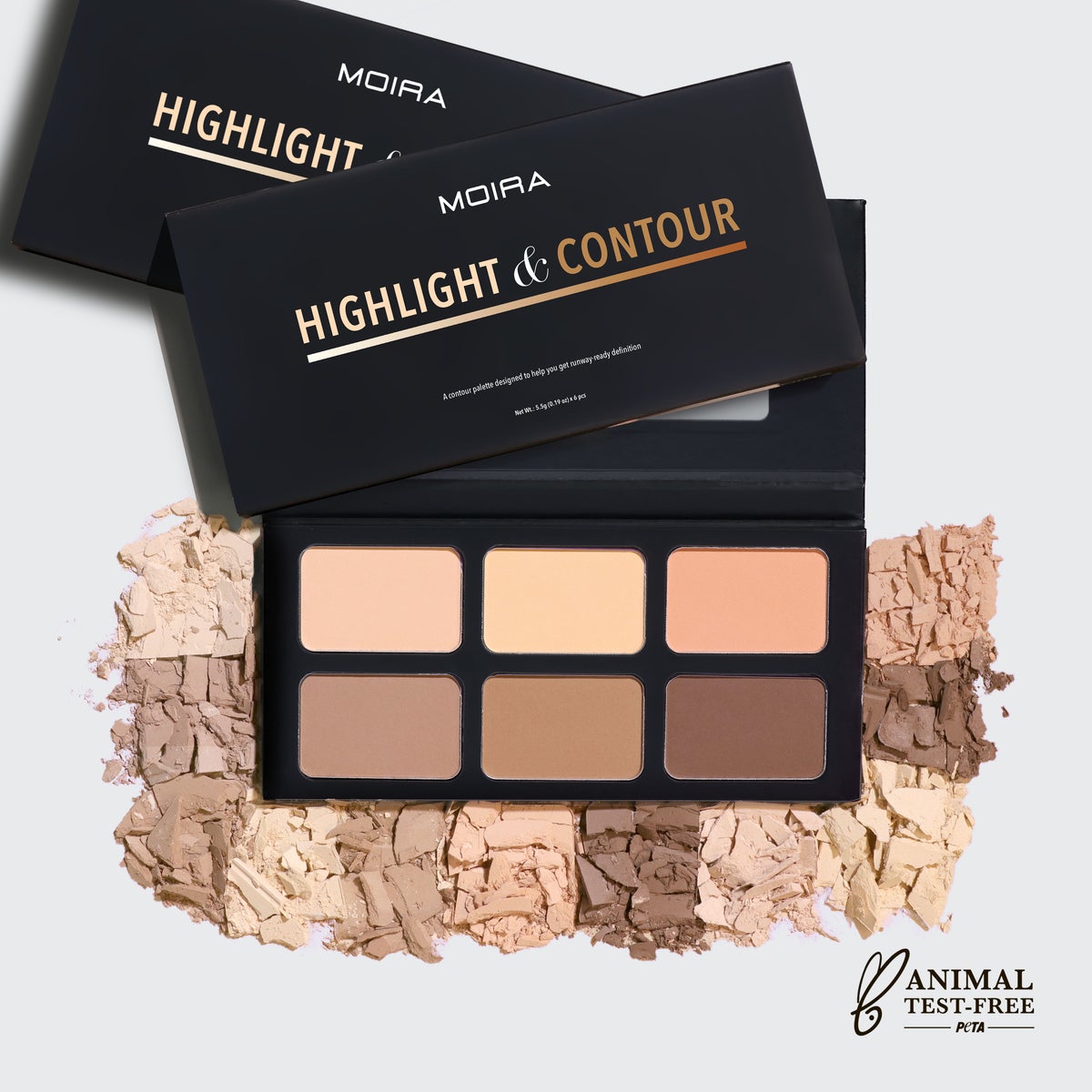 Moira Highlight & Contour Palette HCP001