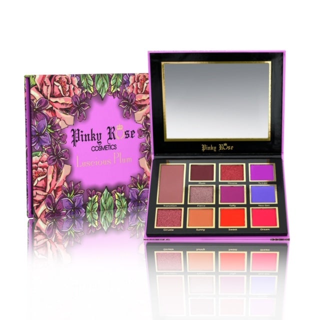 Pinky Rose Cosmetics Luscious Plum Eyeshadow Palette