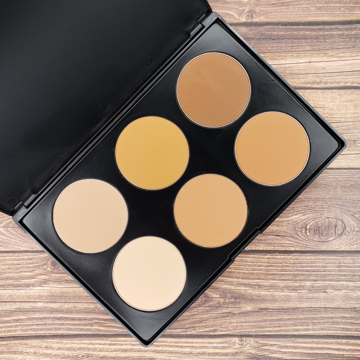 Crown Pro 6PPF Color Pressed Powder Foundation Palette The Make