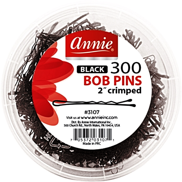 Annie Black 300 Bob Pins 