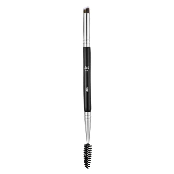 Lurella Makeup Brush LC32 Dual Ended Angled Spoolie Brush