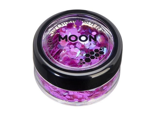 Moon Glow Glitter Neon UV Chunky Glitter