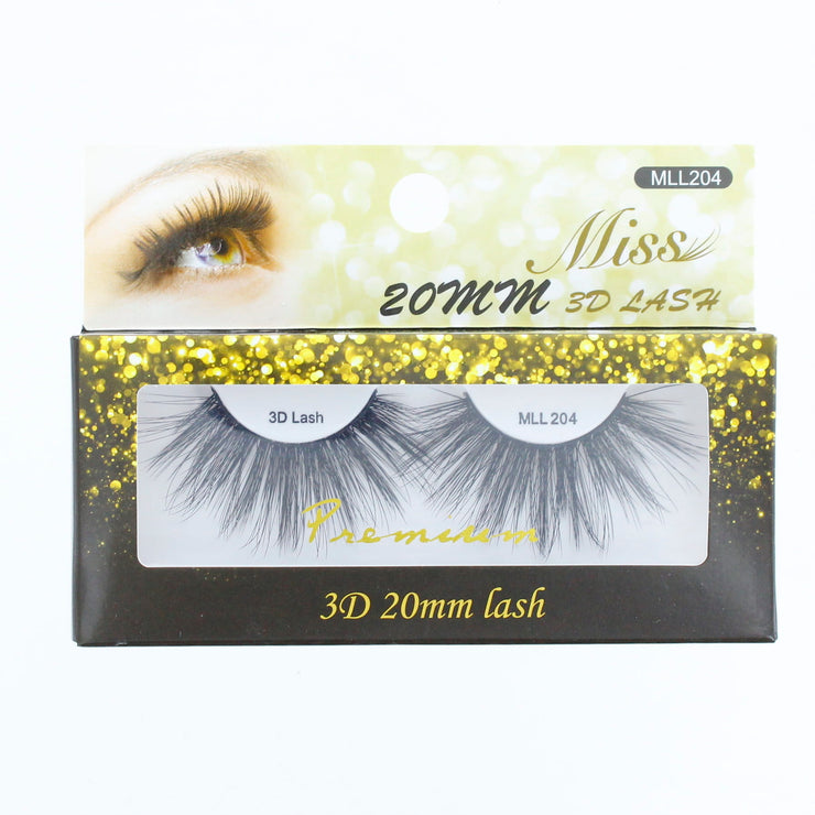 Miss Lashes 3D 20mm Silk Lashes MLL204