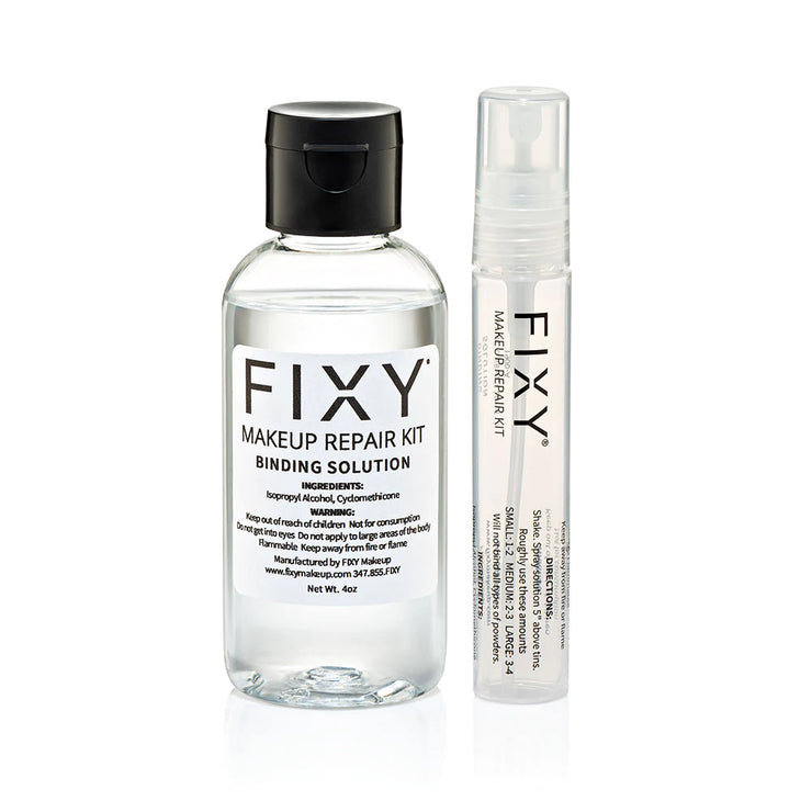 FIXY Large Makeup Repair Binder 4oz + Empty Spray Bottle