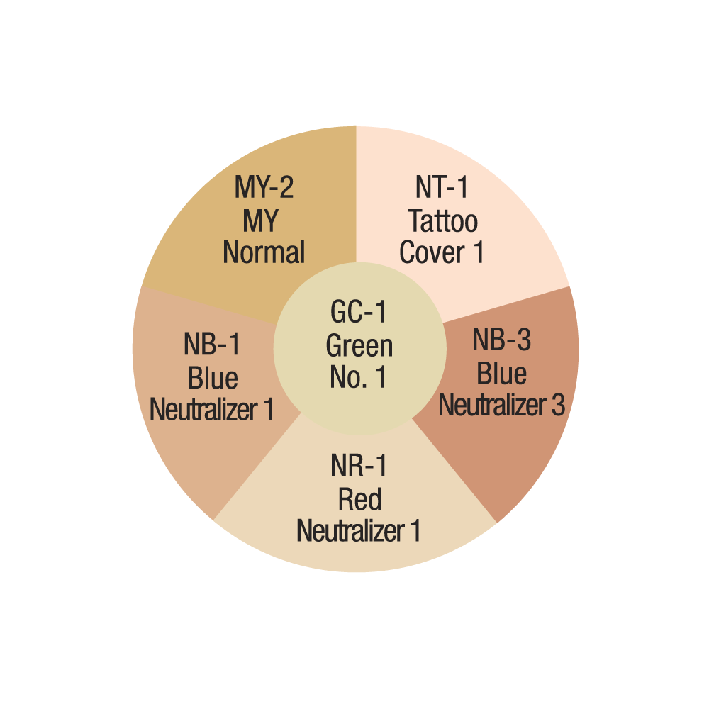 Ben Nye 6 Color Total Coneal All Wheel NK11