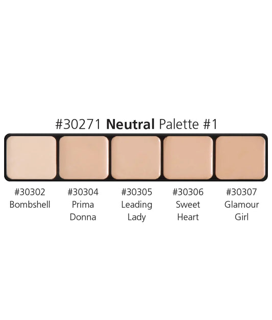 Graftobian HD Glam Creme Palette Neutral #1 - 30271