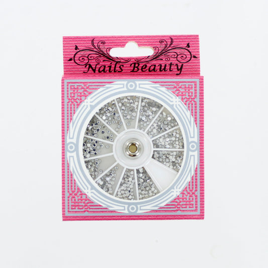 Assorted Editorial Rhinestones / Art Decorations - Silver Rhinestones